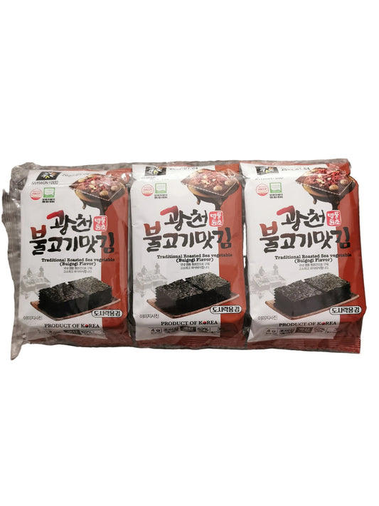 Algas nori ternera