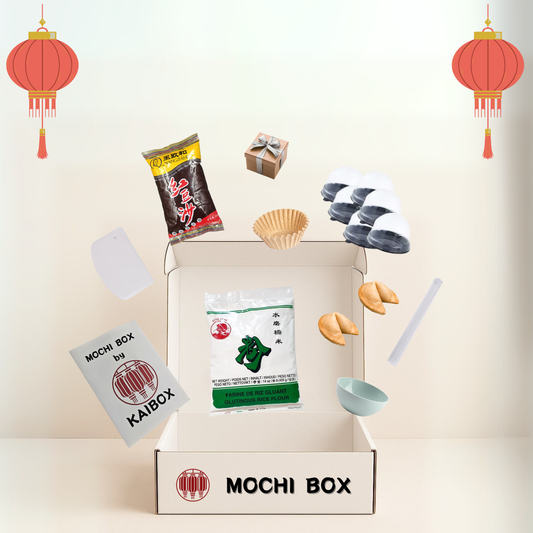 Caja regalo para hacer mochis. Regalo original de gastronomía japonesa