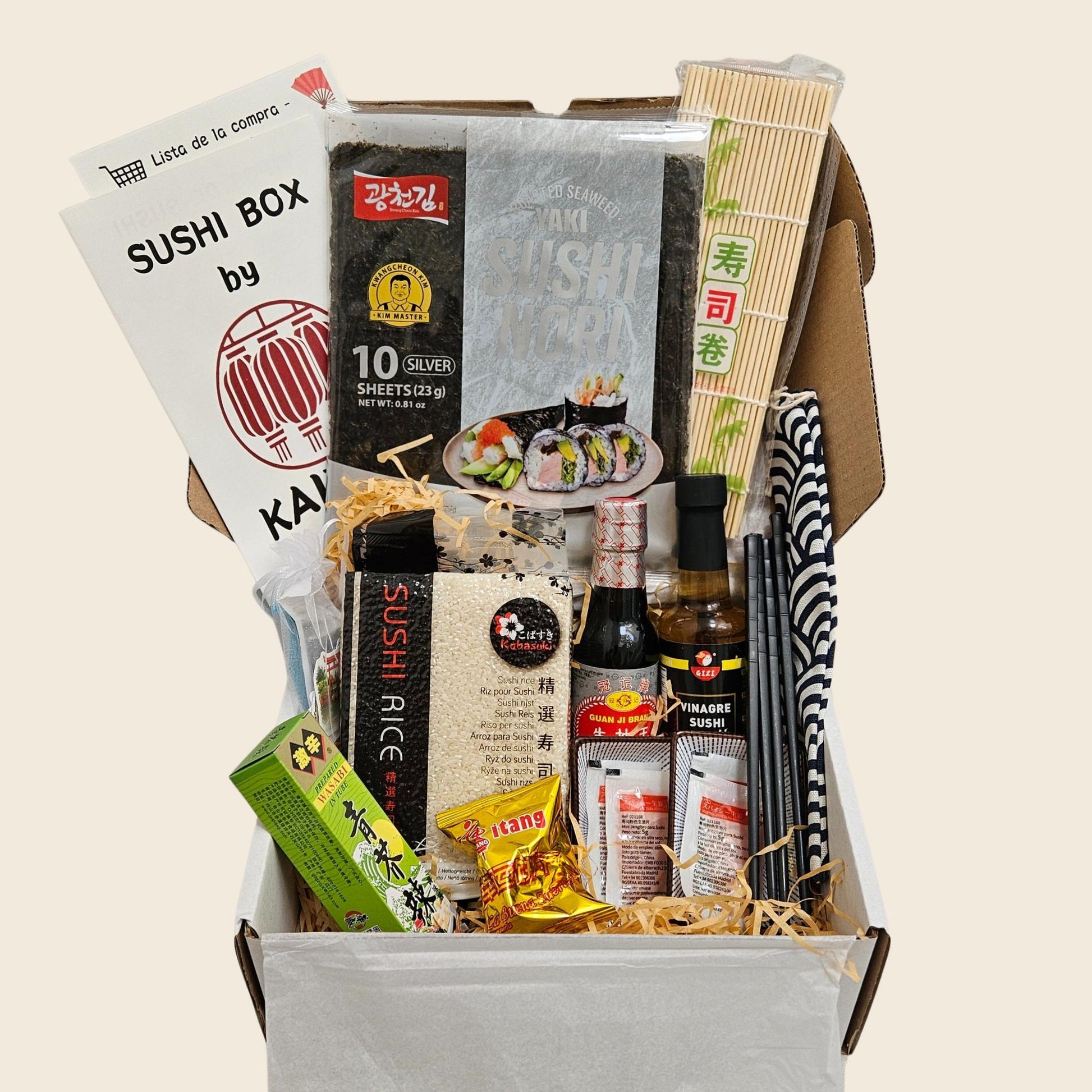 Caja regalo japonesa kit para hacer sushi en casa