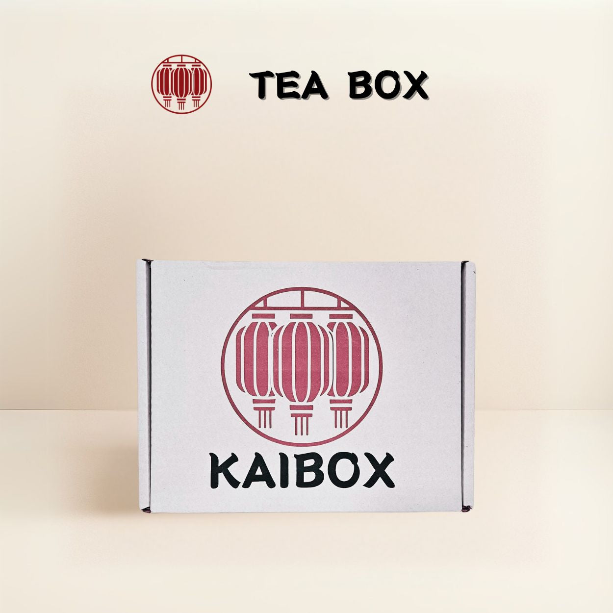 Caja Tea Box cerrada de KaiBox, regalo original de té asiático para disfrutar en casa
