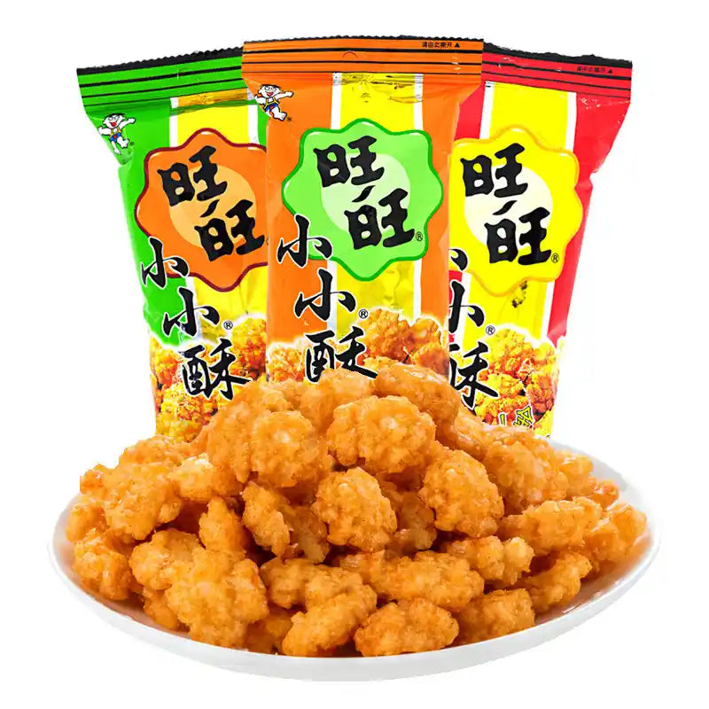 Palomitas de arroz inflado crujiente, snack chino