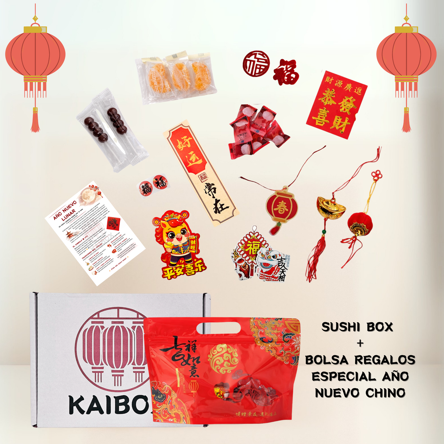 🍣 Sushi Box — Tu barra japonesa en casa — Kit para hacer sushi en casa 🎁 Caja regalo japonesa original con ingredientes y accesorios